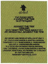 Against the Tide EP: Artwork (The Radio Dept.)