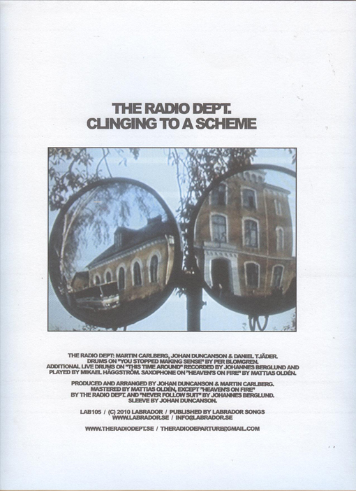The Radio Dept. - Clinging To A Scheme (12 inch Vinyl LP Album - high resolution) - scans, artwork, images, photo's The Radio Dept. - Clinging To A Scheme (12 inch Vinyl LP Album - high resolution) - scans, artwork, images, photo's