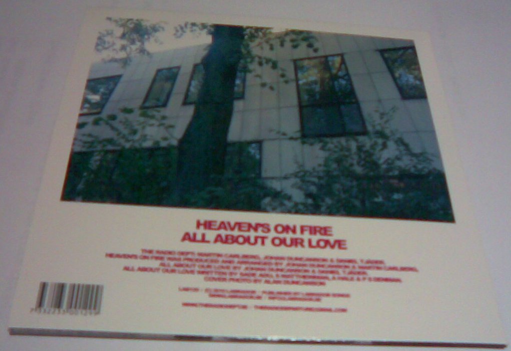 Heaven's On Fire - cd artwork